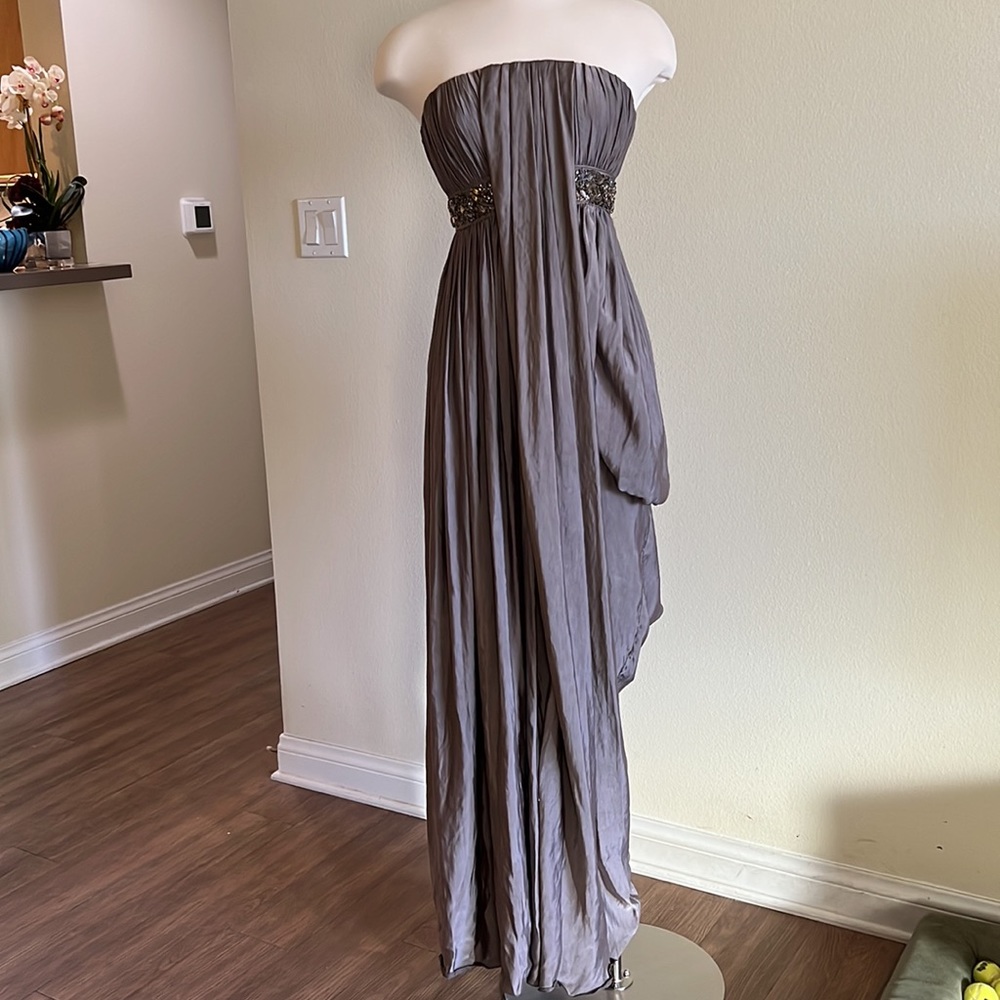 Allsaints rare runway silk evening dress